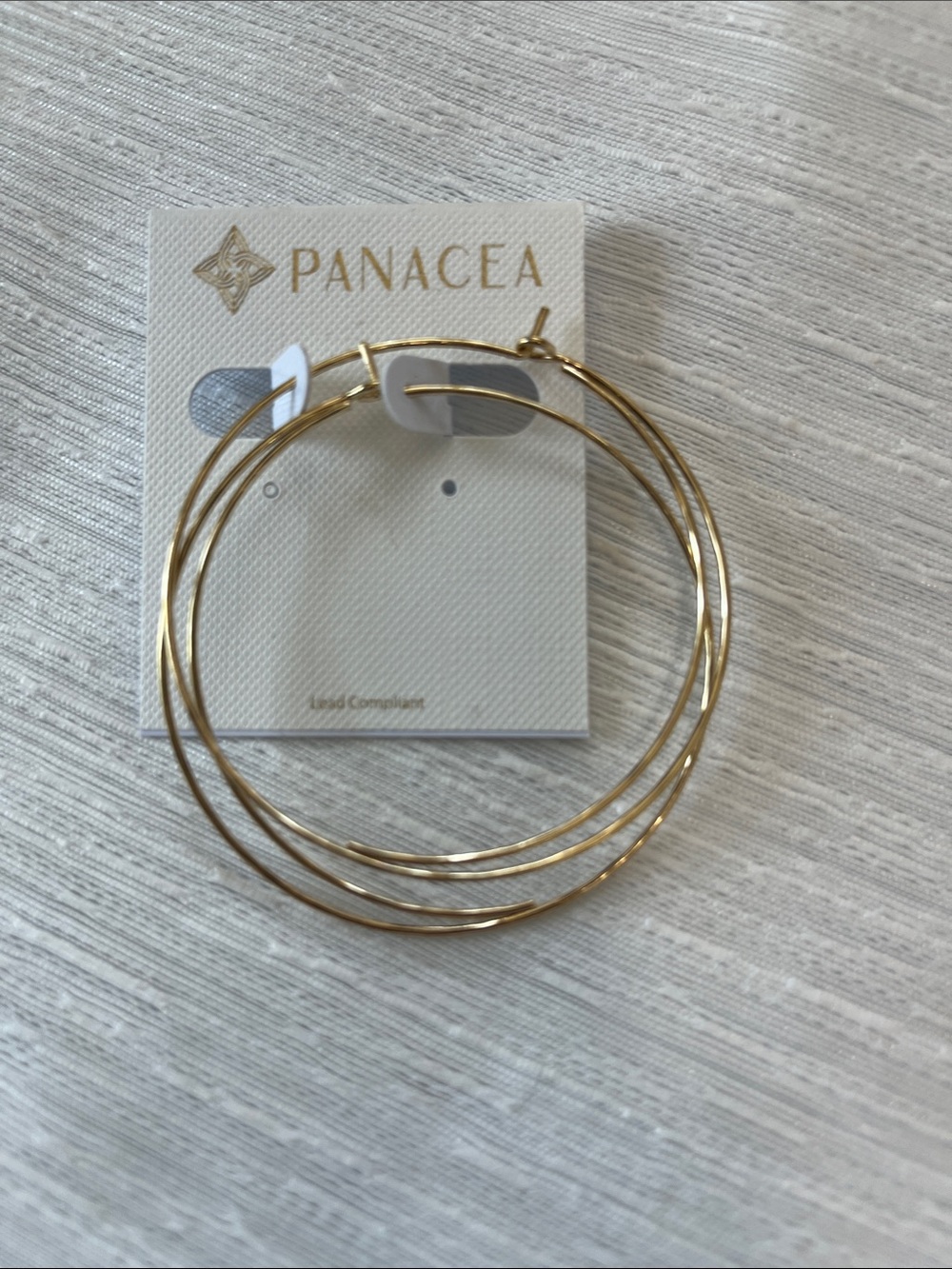 Panacea Cache Gold Layered Hoop Earrings